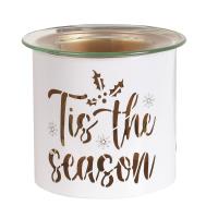 Aroma White & Gold Tis the Season Jar Sleeve & Wax Melt Warmer Extra Image 1 Preview